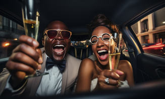 Chauffeur service for anniversary dinner in Elizabeth, CO